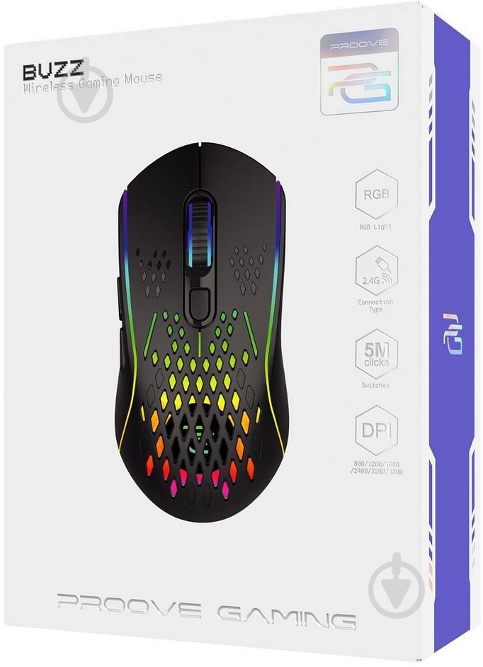 Мышка Proove Gaming Buzz black (WMBU00022401) - фото 6