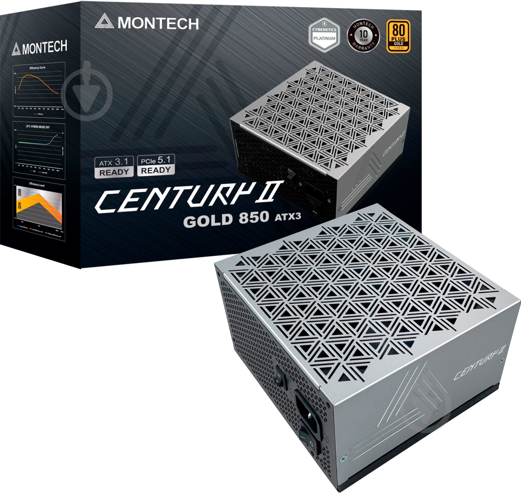 Блок питания Montech CENTURY II 850 850 Вт - фото 7