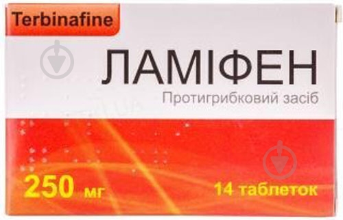 Ламифен №14 (7х2) таблетки 250 мг - фото 1
