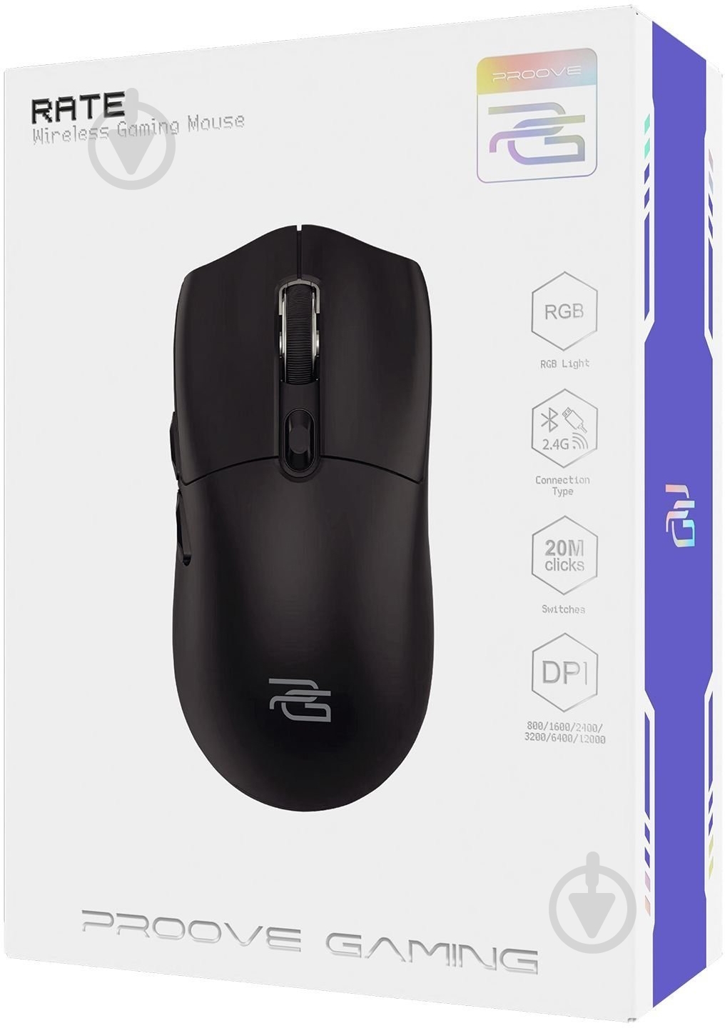 Мишка Proove Gaming Rate black (CMRTWR003002) - фото 3
