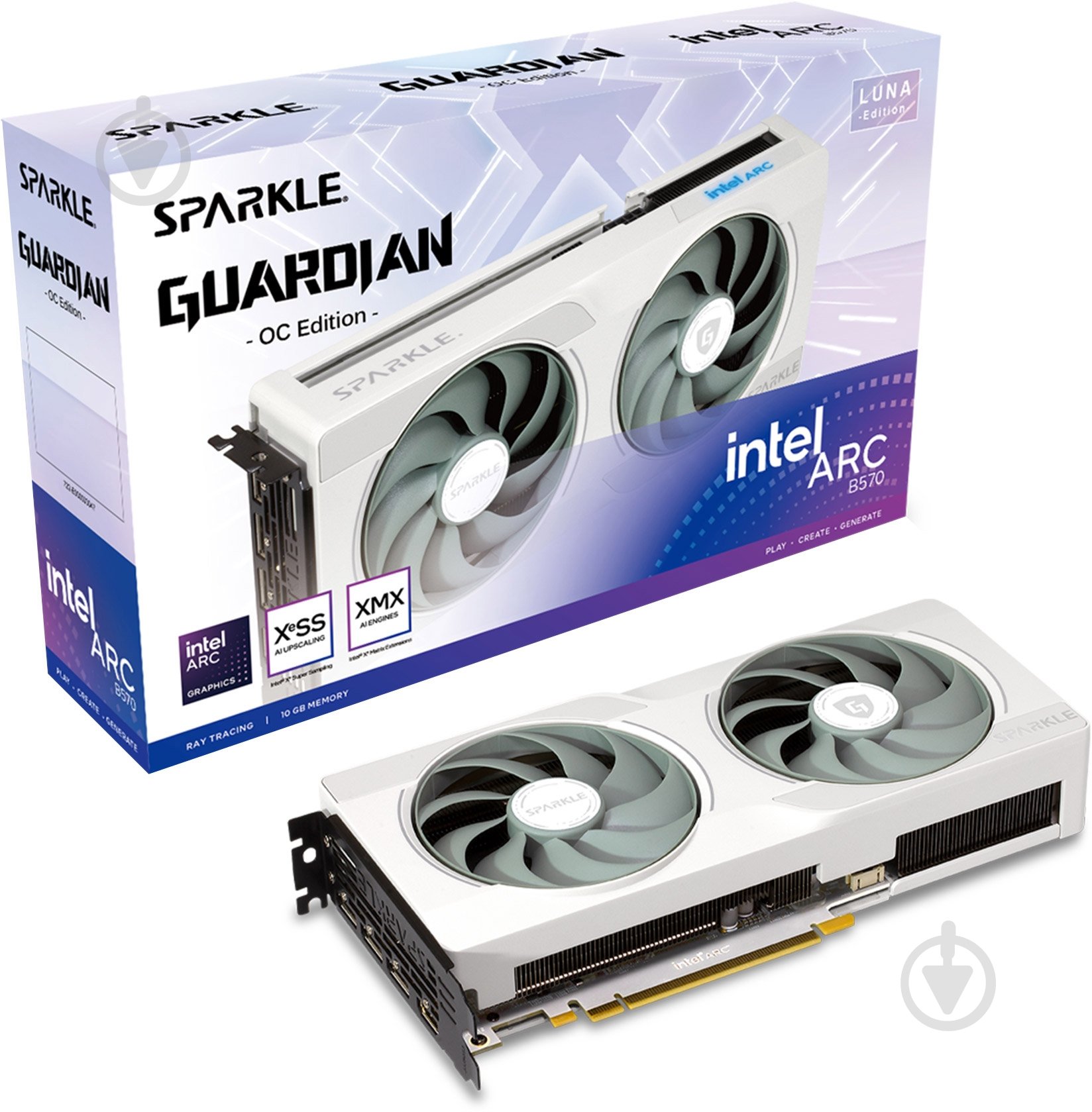 Відеокарта SPARKLE Intel Arc B570 10GB GDDR6 160bit (SB570GW-10GOC) - фото 7 Відеокарта SPARKLE Intel Arc B570 10GB GDDR6 160bit (SB570GW-10GOC) - фото 7