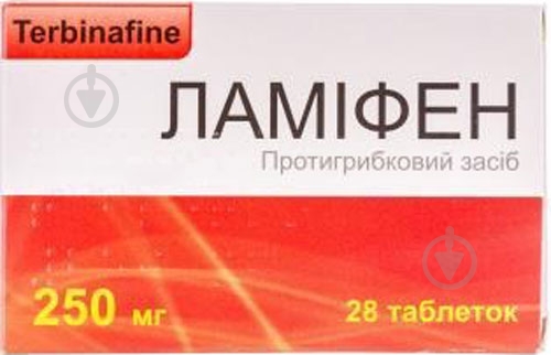 Ламифен №28 (7х4) таблетки 250 мг - фото 1