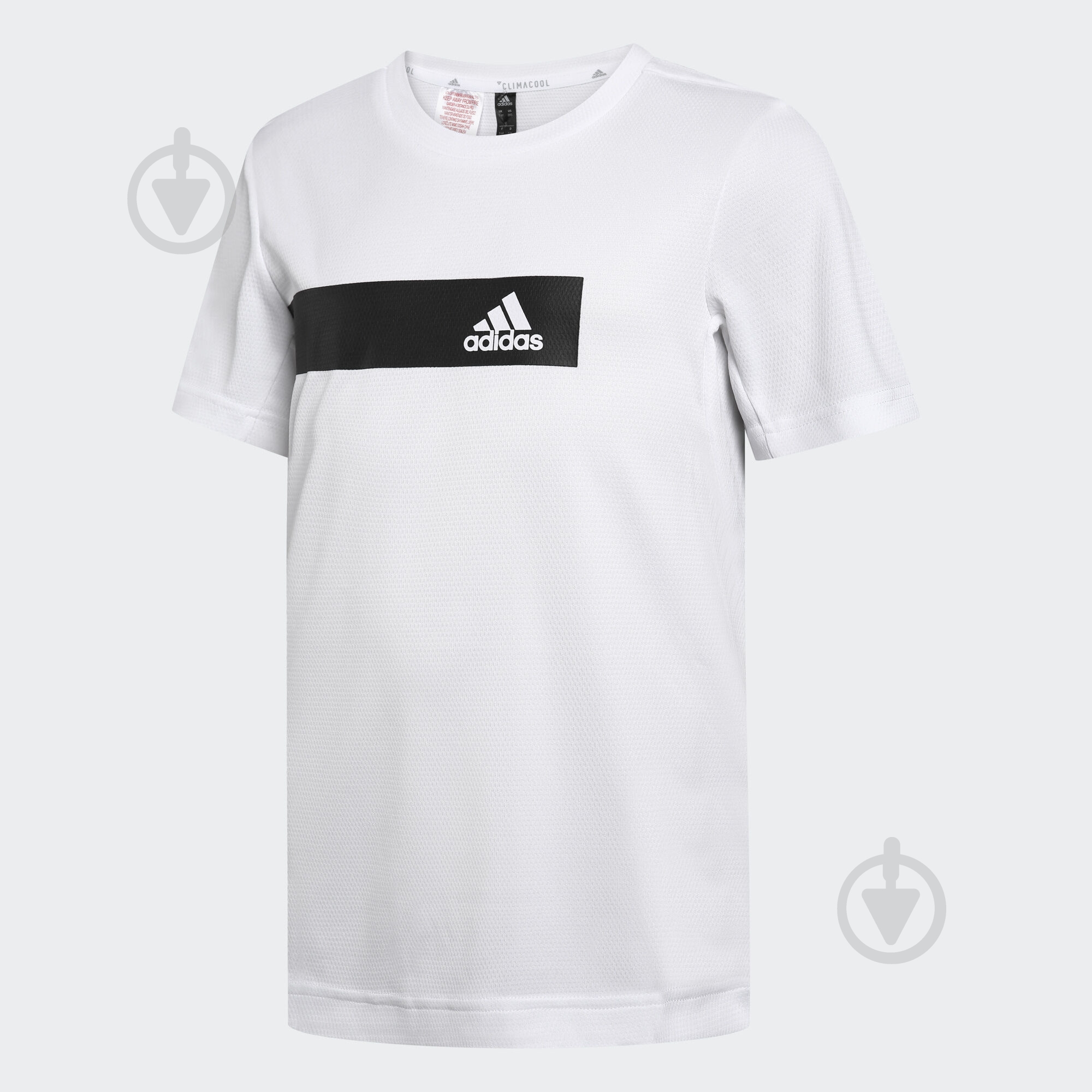 Футболка Adidas YB TR COOL TEE DV1357 белый - фото 1