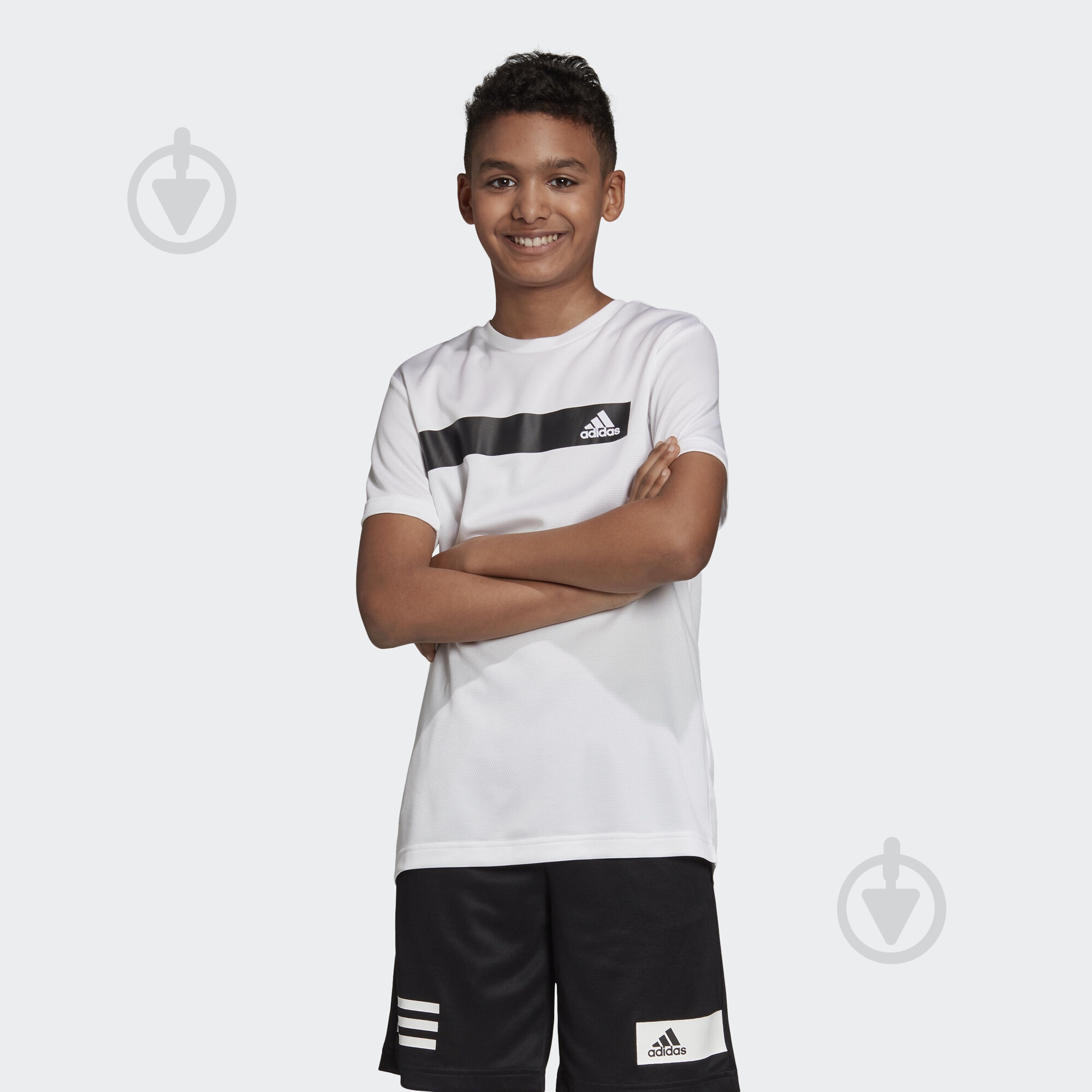 Футболка Adidas YB TR COOL TEE DV1357 белый - фото 3