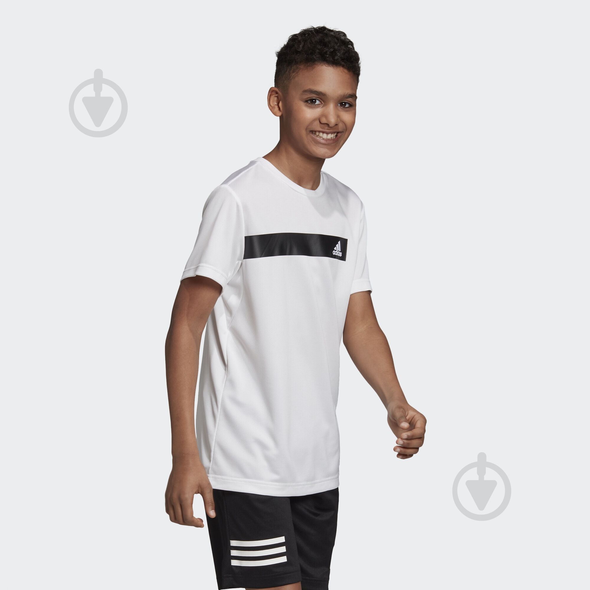 Футболка Adidas YB TR COOL TEE DV1357 белый - фото 4