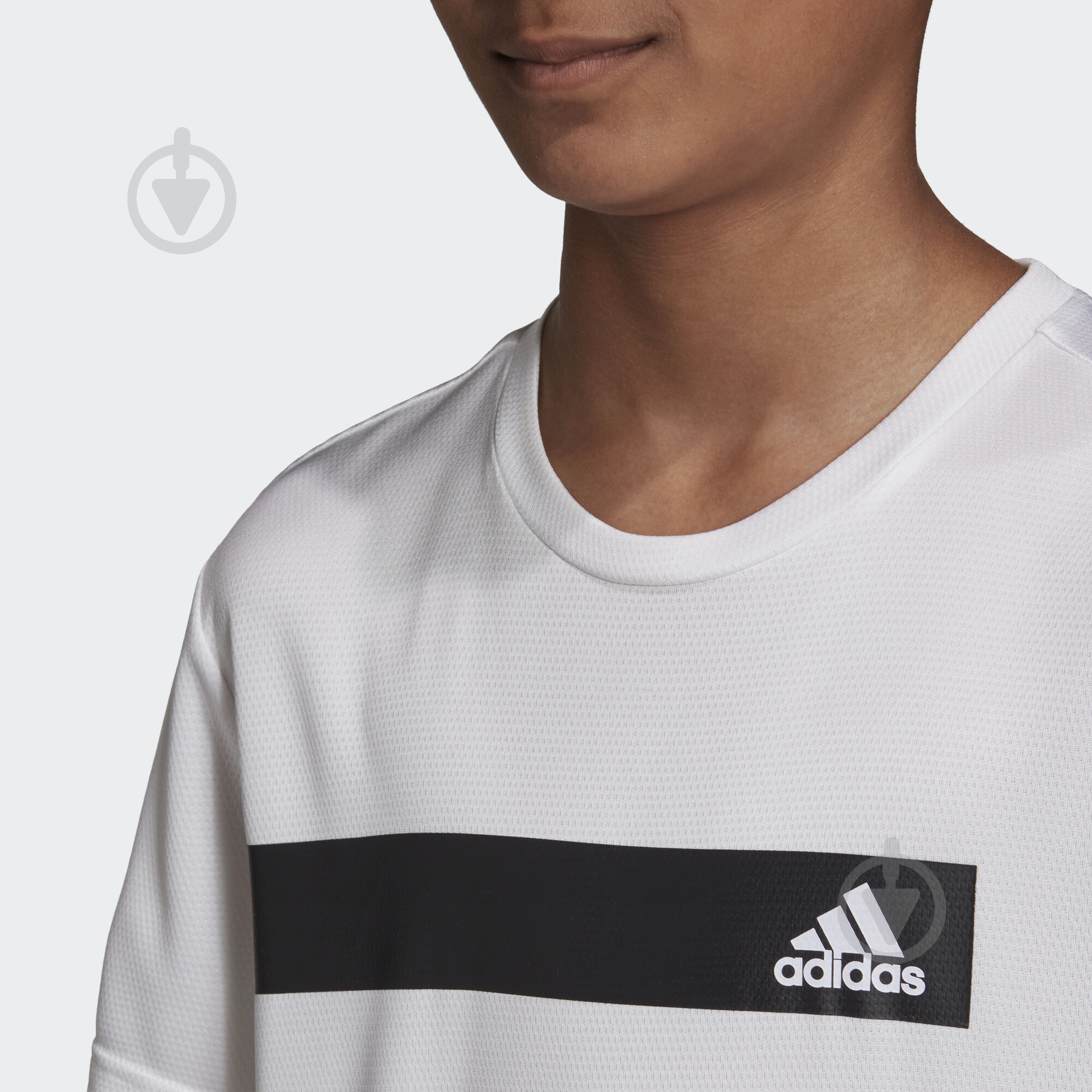Футболка Adidas YB TR COOL TEE DV1357 белый - фото 5