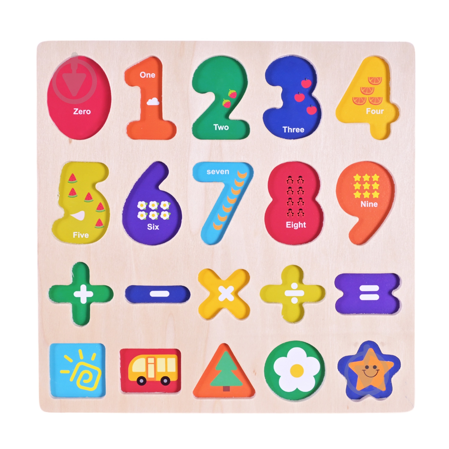 Пазл-вкладыш Shantou C15009 - фото 5