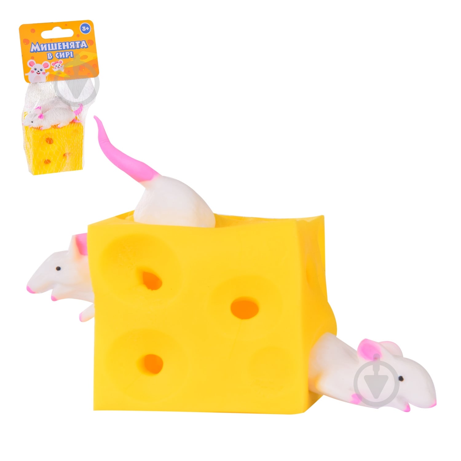 Игрушка-антистресс Мышки в сыре MC0621 - фото 1
