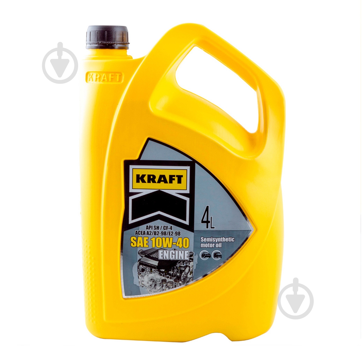Моторное масло полусинтетическое Kraft Engine 10W-40 4 л - фото 1