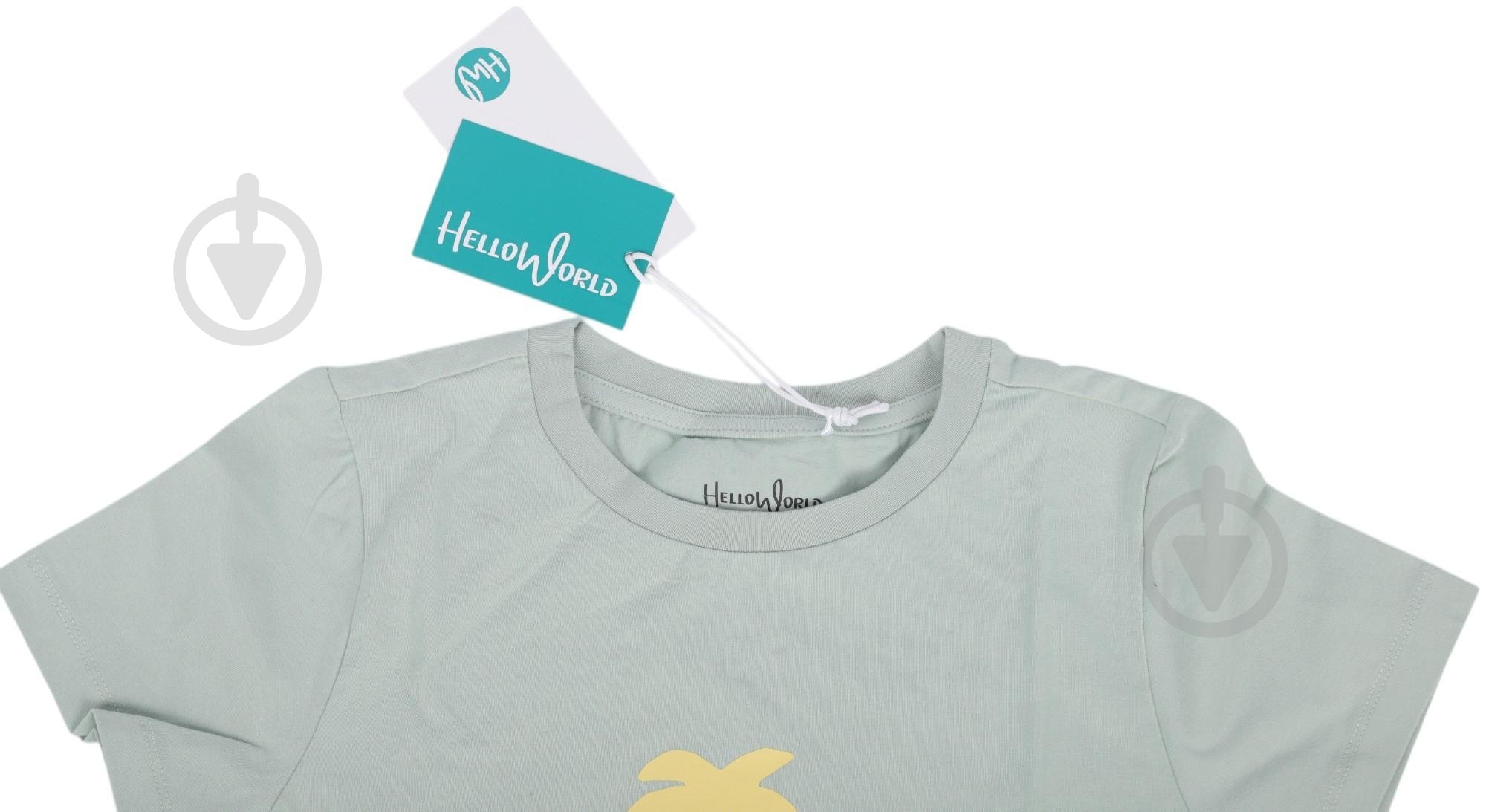 Футболка унісекс HW р.152/158 зелений 53028 - фото 3