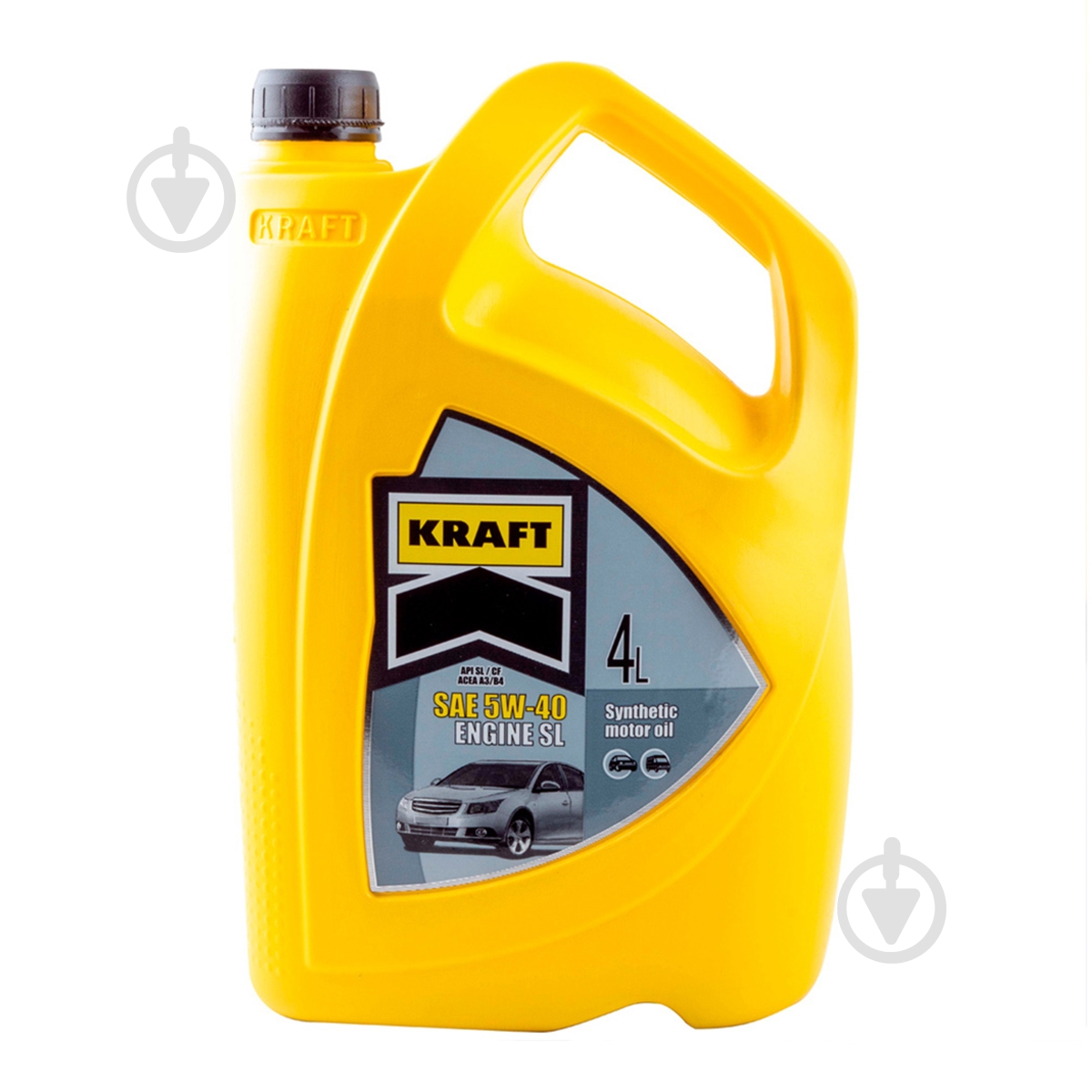 Моторное масло синтетическое Kraft Engine Sl 5W-40 4 л - фото 1