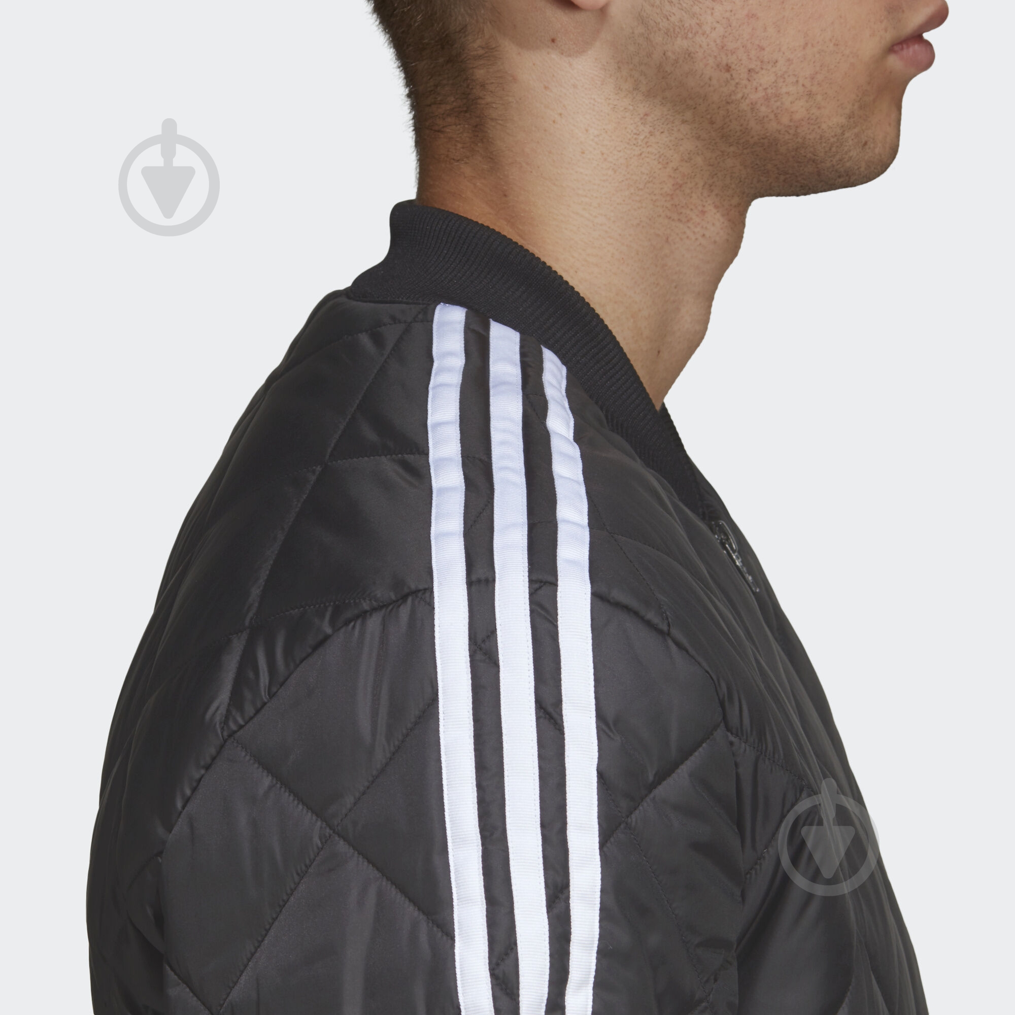 Ветровка Adidas SST QUILTED DV2302 р.S черная - фото 7