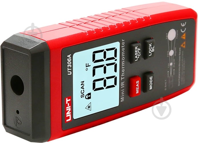 Пирометр (бесконтактный термометр) UNI-T UT306A - фото 2