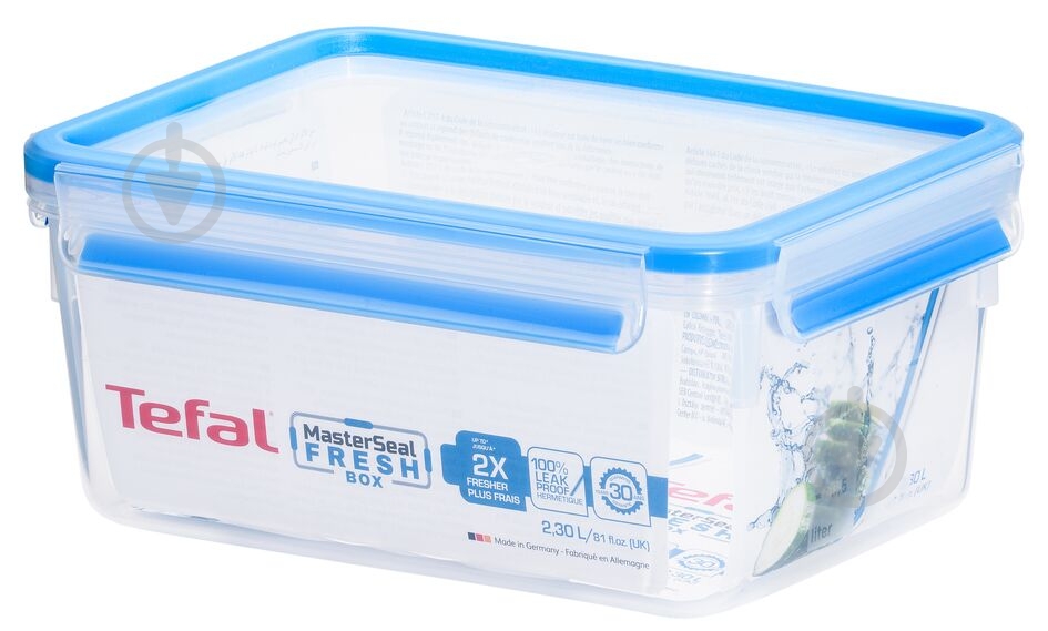 Емкость для еды Tefal Masterseal Fresh 2.30 л K3021512 - фото 13 Емкость для еды Tefal Masterseal Fresh 2.30 л K3021512 - фото 13