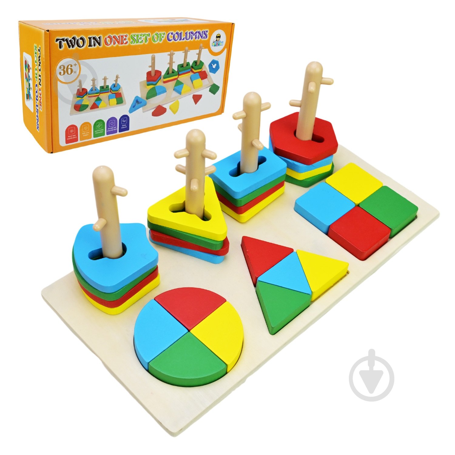 Сортер Shantou Геометрические фигуры C15034 - фото 18