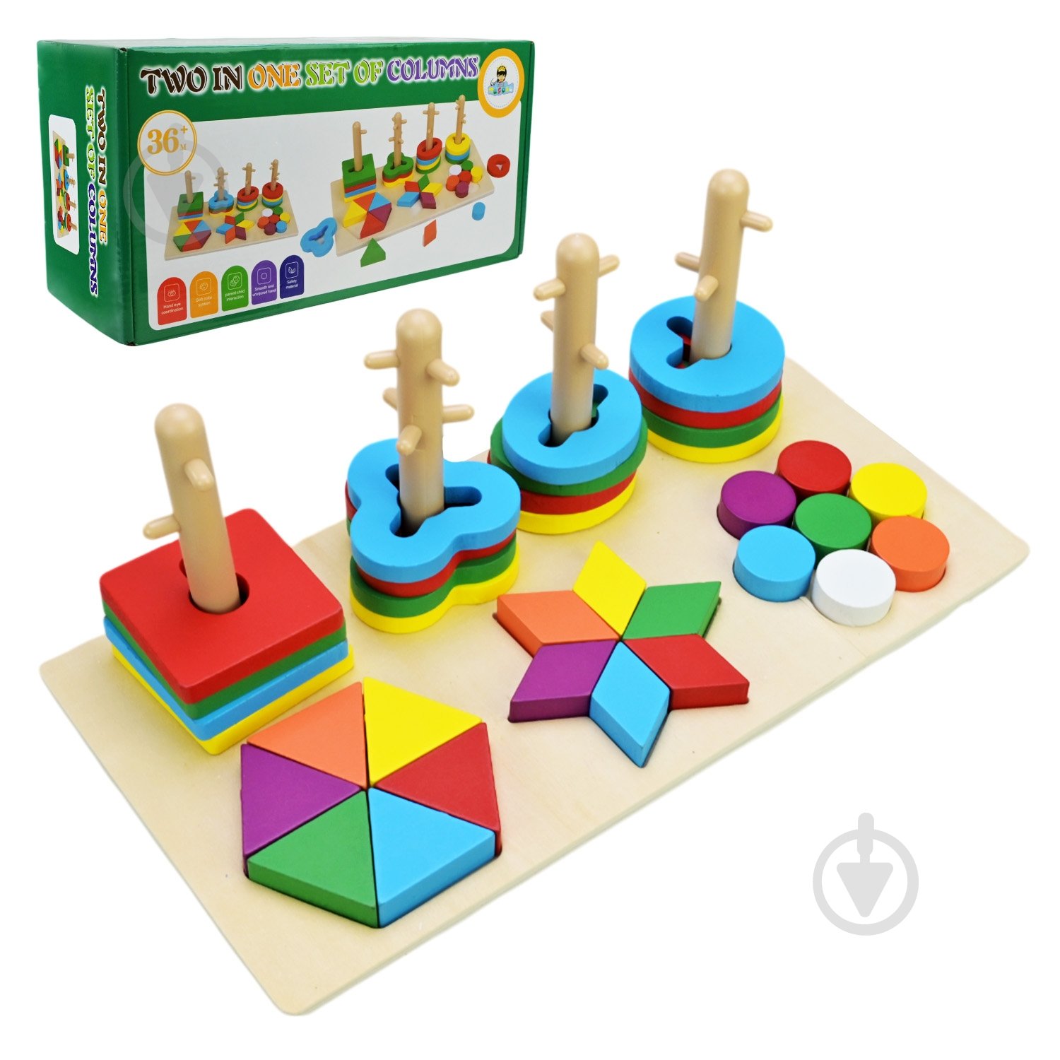 Сортер Shantou Геометрические фигуры C15034 - фото 21