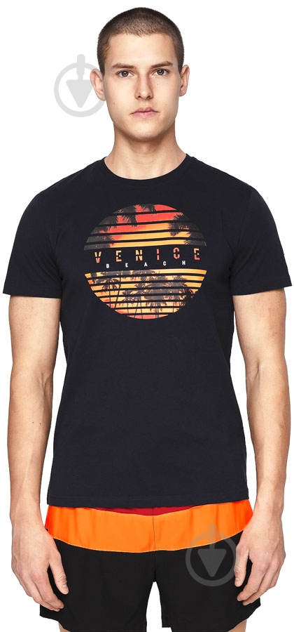 Футболка 4F H4L20-TSM033-30S H4L20-TSM033-30S р.L синій - фото 4