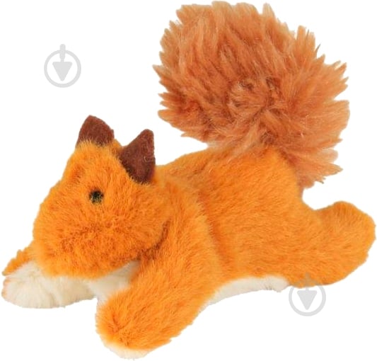 Игрушка для котов Trixie белка плюшевая 9 см 45768 оранжевый - фото 1
