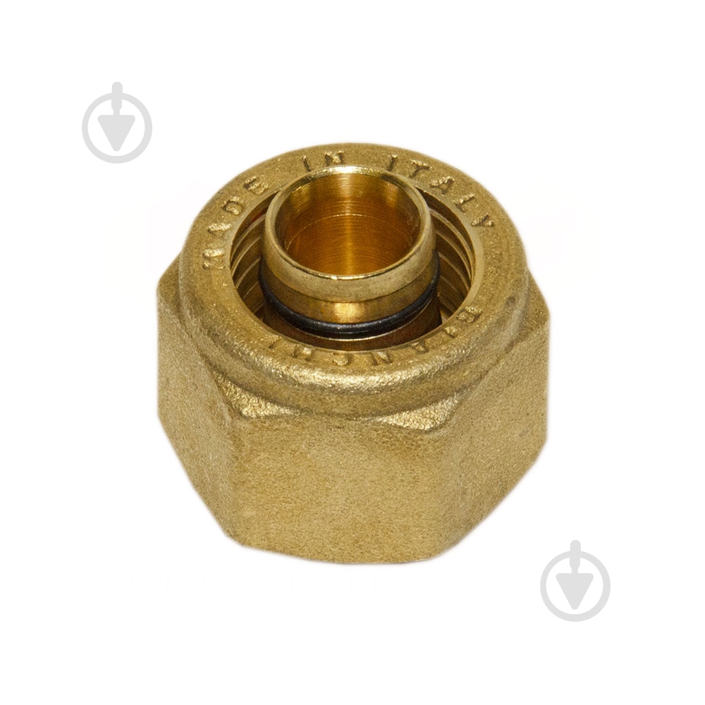 Гайка внутренняя Bianchi з ніпелем Ø16 х 2,25 х 1/2 (м.п.) латунна - фото 1 Гайка внутренняя Bianchi з ніпелем Ø16 х 2,25 х 1/2 (м.п.) латунна - фото 1