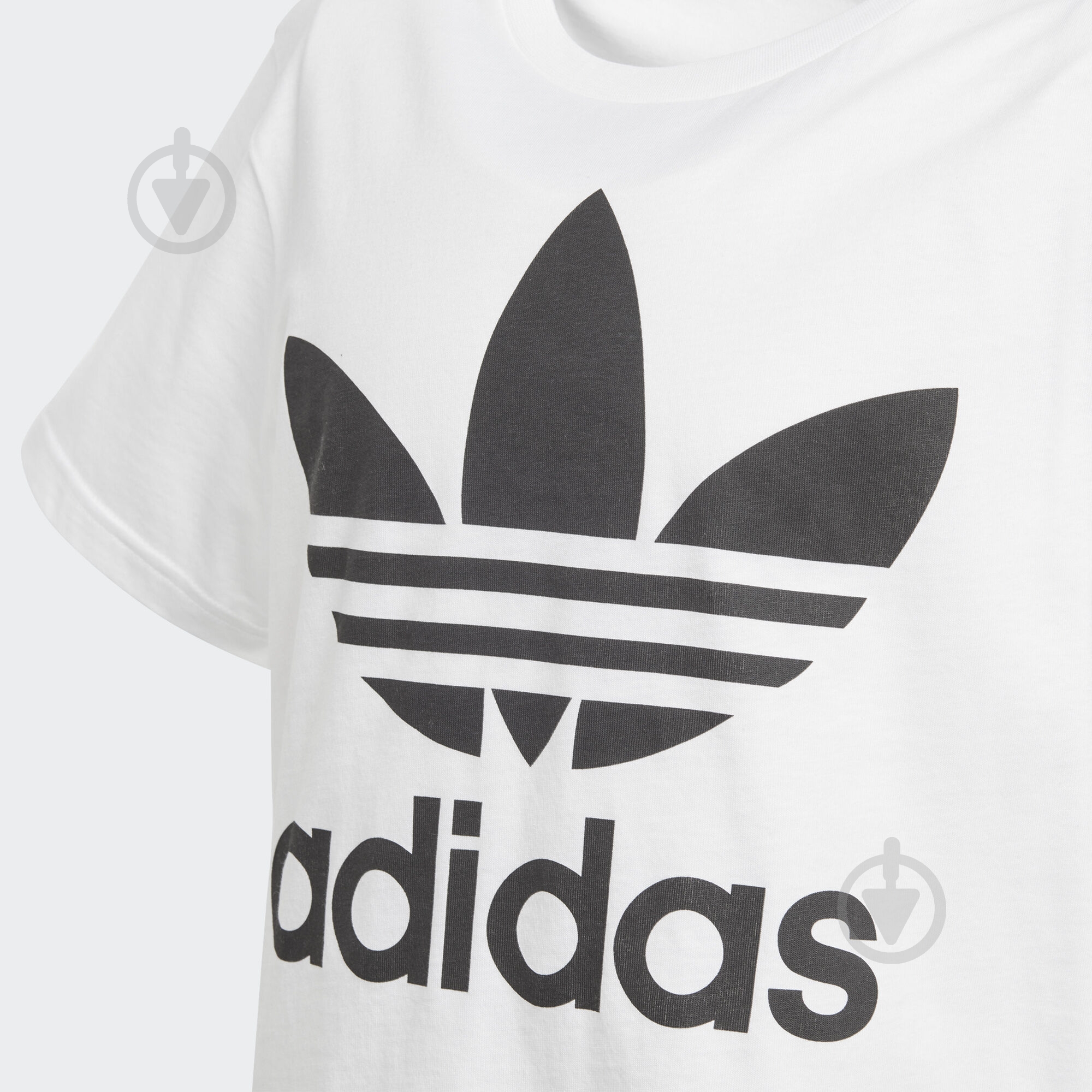 Футболка Adidas TREFOIL TEE DV2904 білий - фото 7
