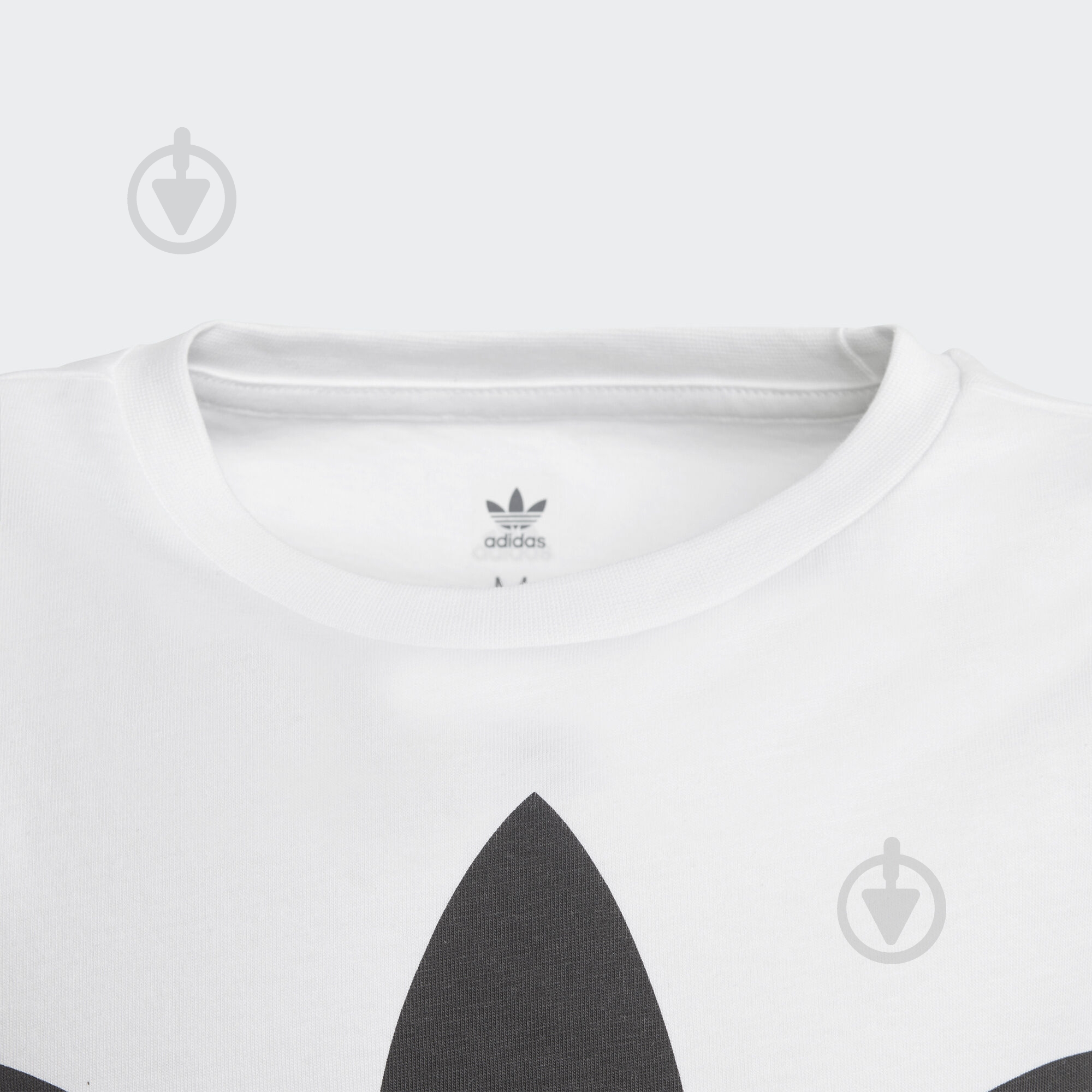 Футболка Adidas TREFOIL TEE DV2904 белый - фото 5