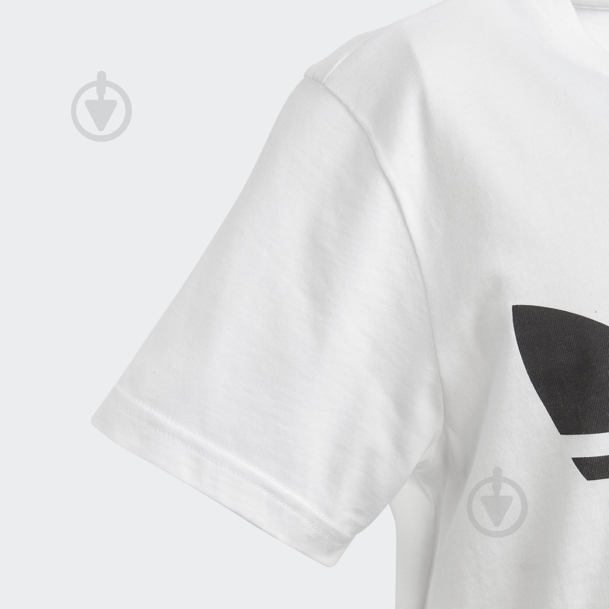 Футболка Adidas TREFOIL TEE DV2904 белый - фото 6