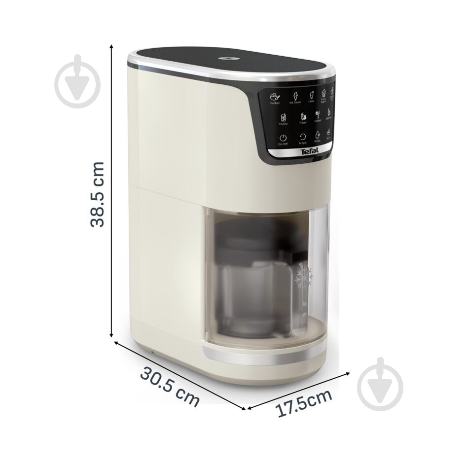 Мороженица Tefal Dolci IG602AE0 - фото 2 Мороженица Tefal Dolci IG602AE0 - фото 2