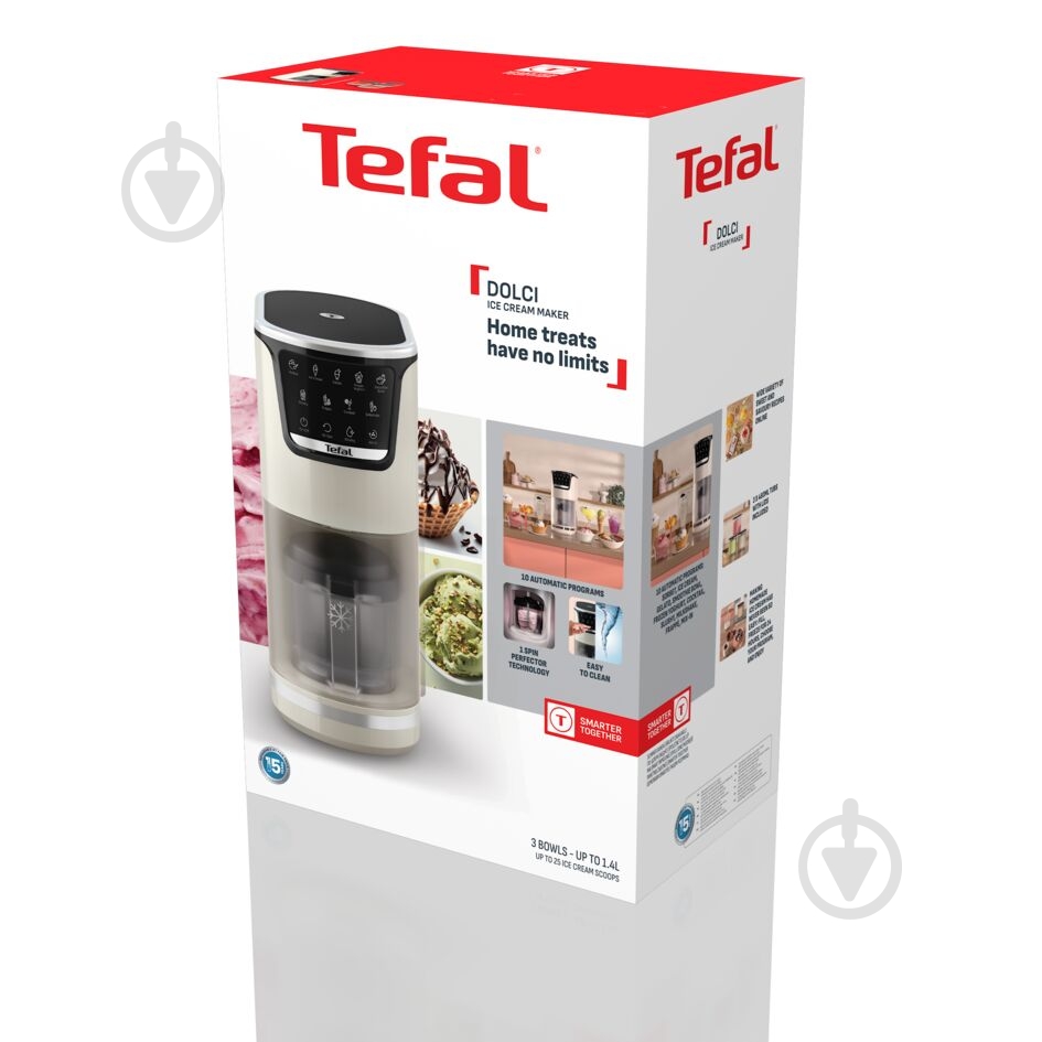 Мороженица Tefal Dolci IG602AE0 - фото 7 Мороженица Tefal Dolci IG602AE0 - фото 7