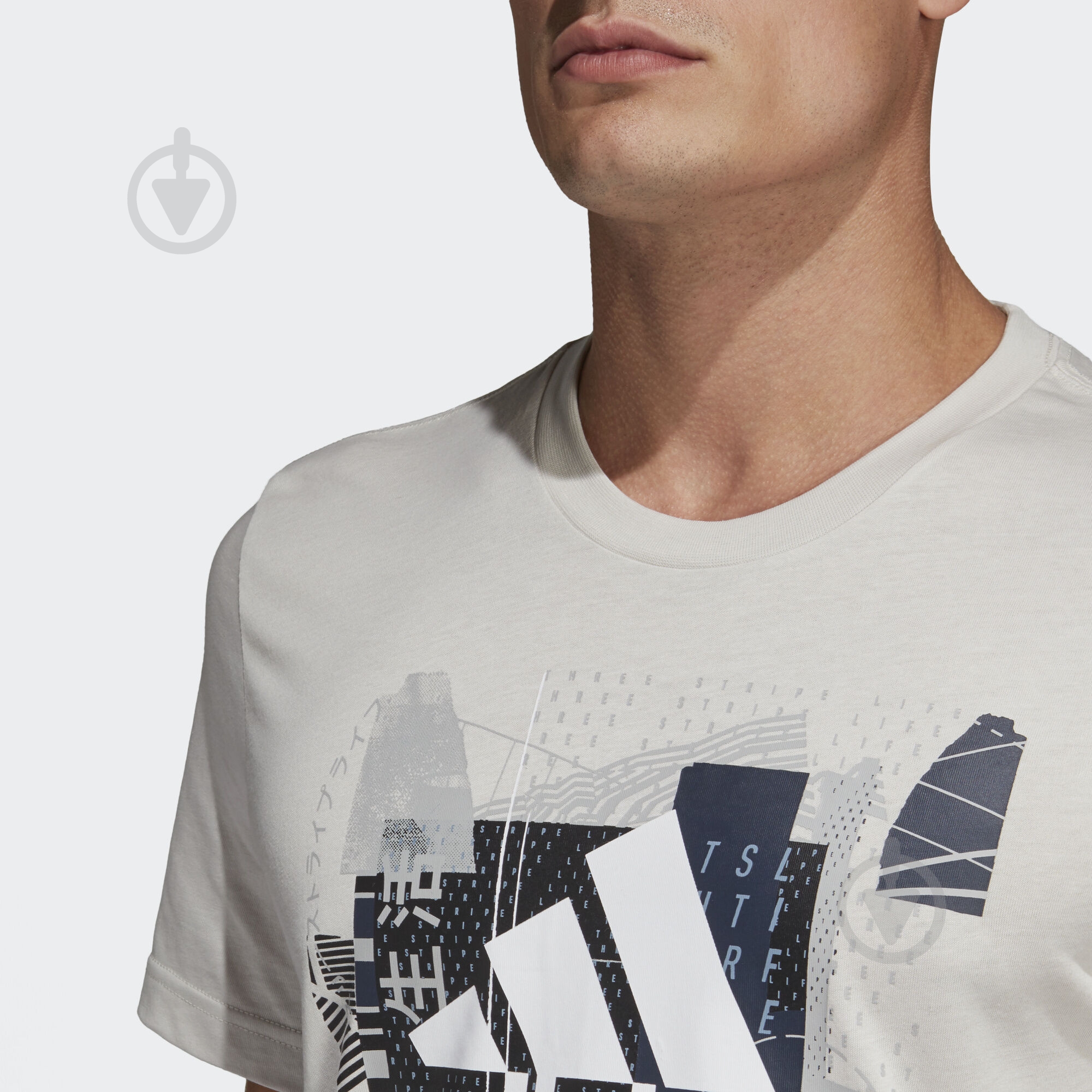 Футболка Adidas MH BOS GRAPH 2 DV3091 р.L белый - фото 5