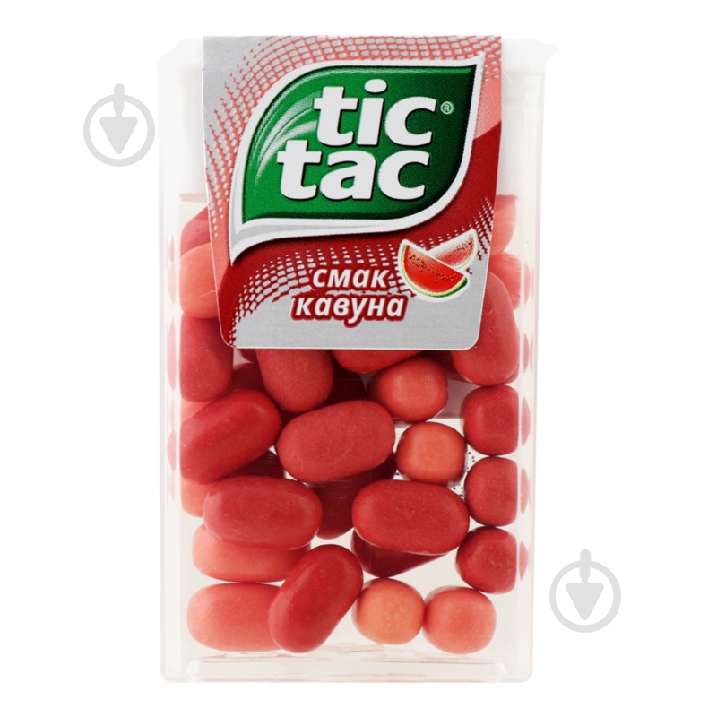 Драже жевательные Tic Tac арбуз 16 г - фото 1