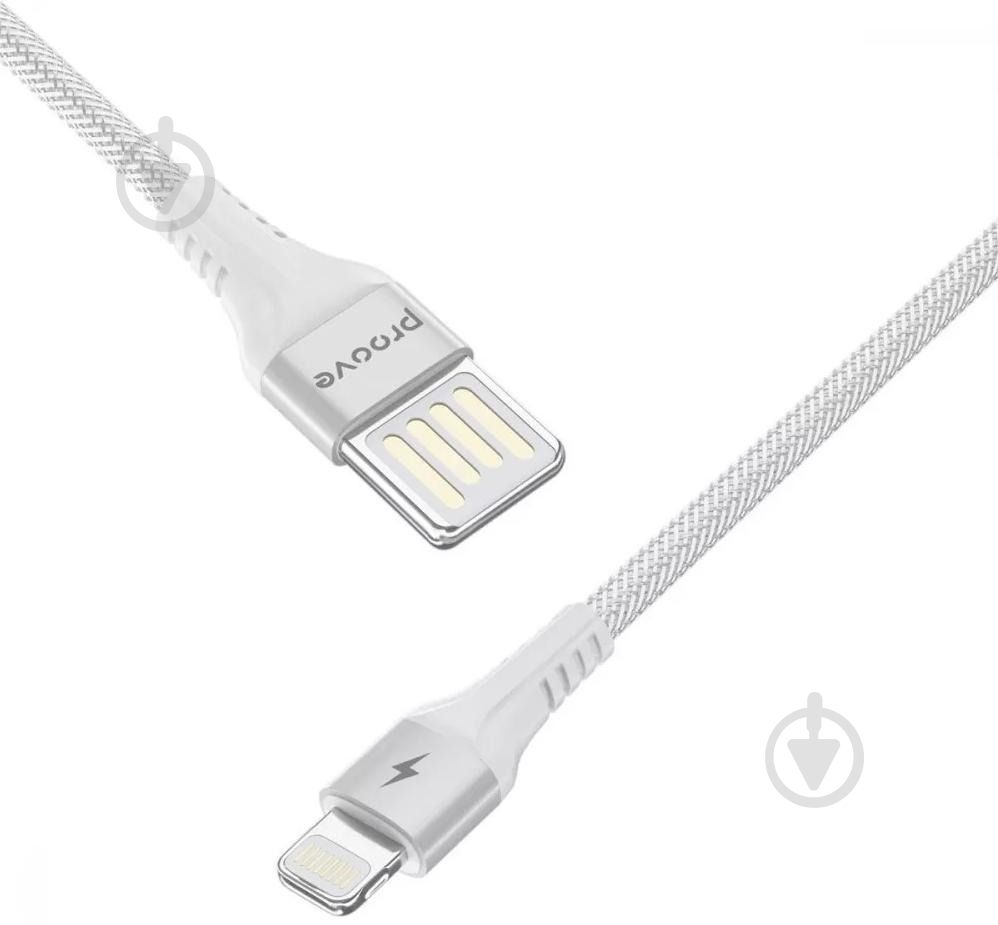 Кабель Proove Double Way Weft Lightning 2.4A 1 м белый (CCDW20001102) - фото 2
