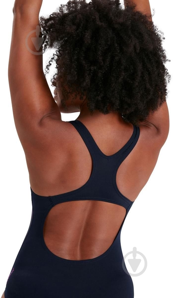 Купальник Speedo Placement Medalist 8-12199G701 р.L темно-синий с розовым - фото 4