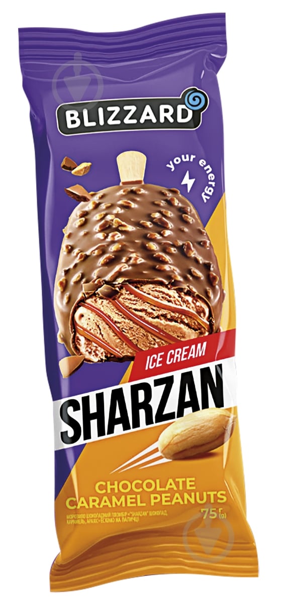 Мороженое-лед Blizzard №Е6 "SHARZAN" 75 г - фото 1