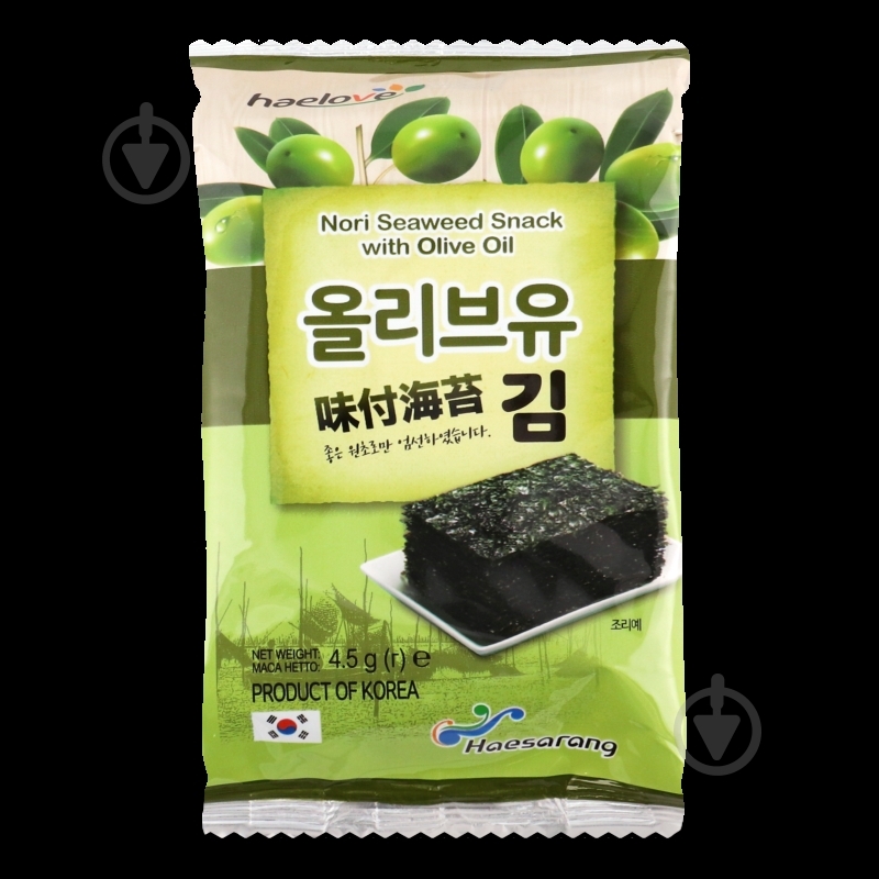 Снеки норі Haelove з оливковою олією 4.5 г - фото 10