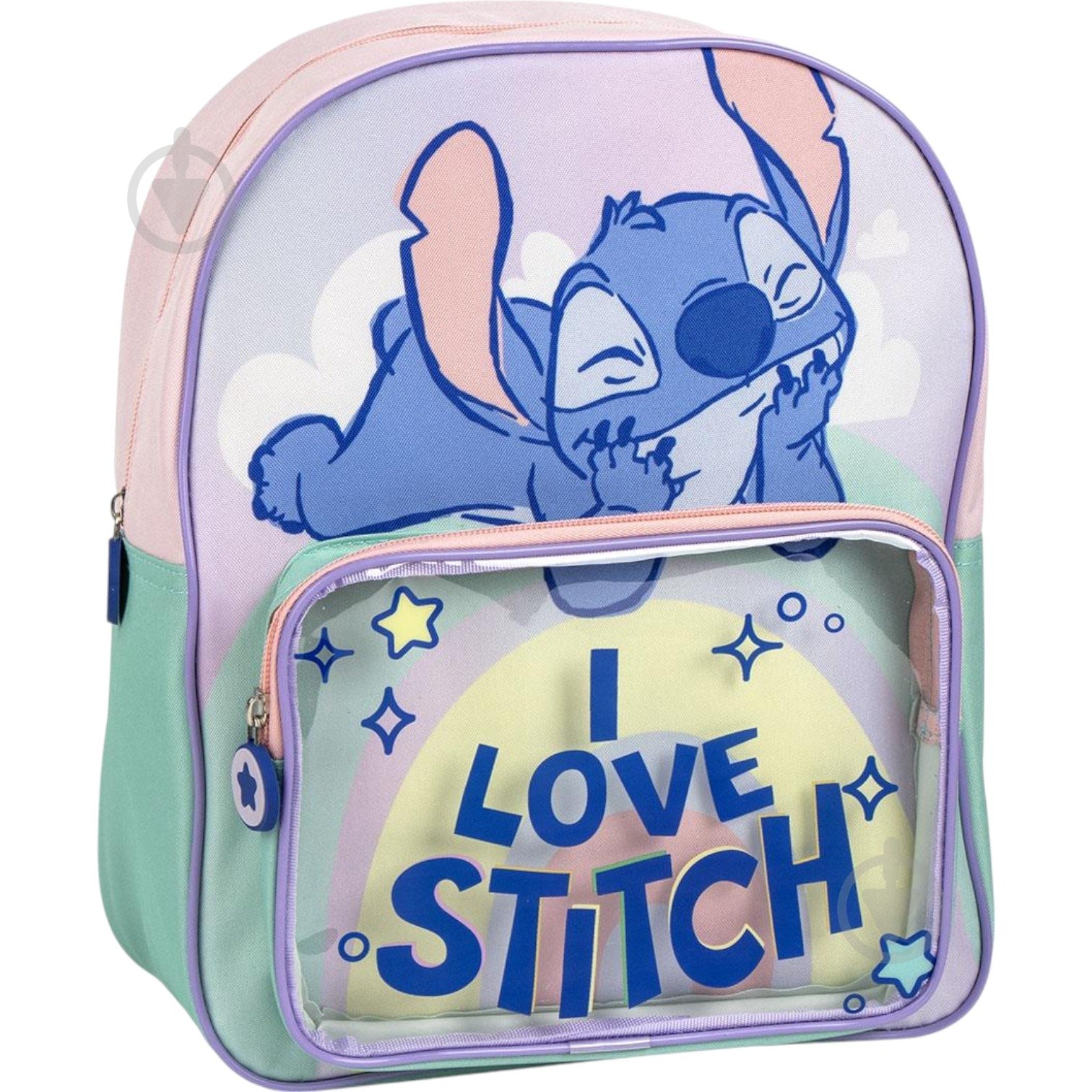 Рюкзак дошкільний Stitch 30 см з кишенькою 2100005861 - фото 1