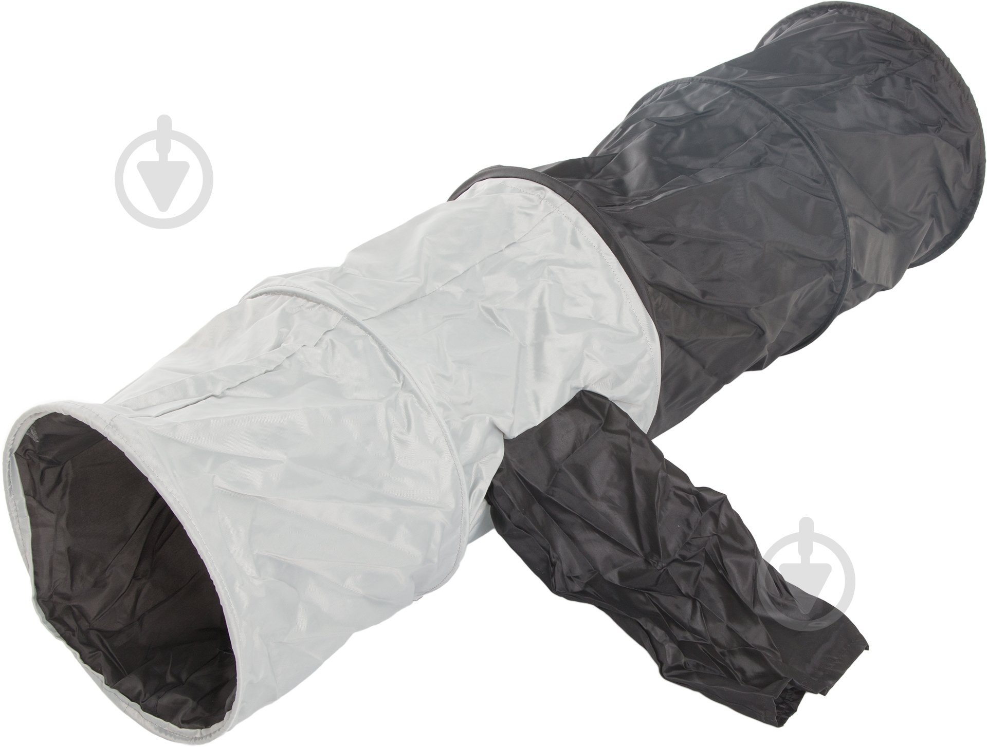 Игрушка для котов Trixie Туннель тканевый d30 см 4302 бело-черный - фото 1 Игрушка для котов Trixie Туннель тканевый d30 см 4302 бело-черный - фото 1