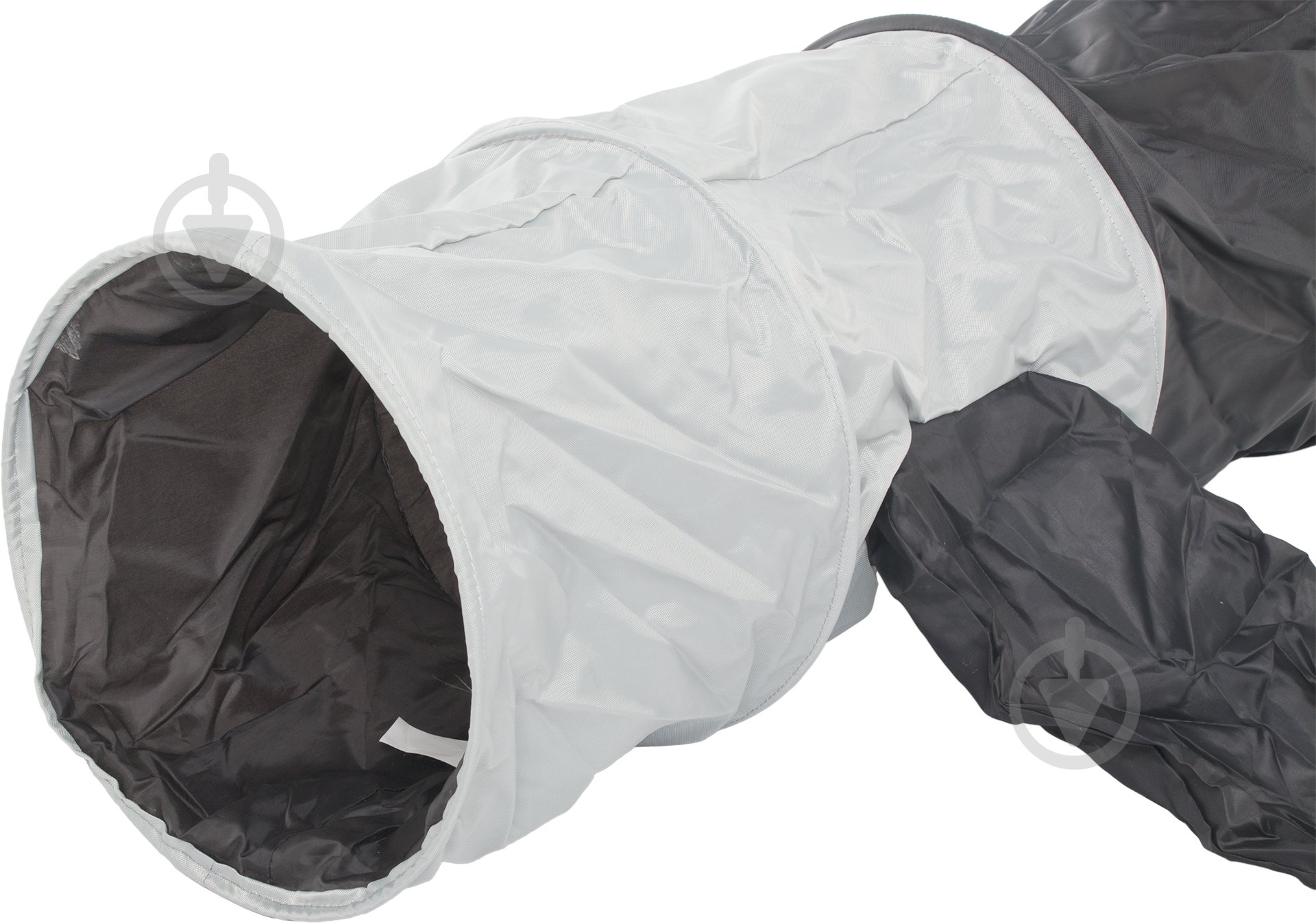 Игрушка для котов Trixie Туннель тканевый d30 см 4302 бело-черный - фото 2 Игрушка для котов Trixie Туннель тканевый d30 см 4302 бело-черный - фото 2