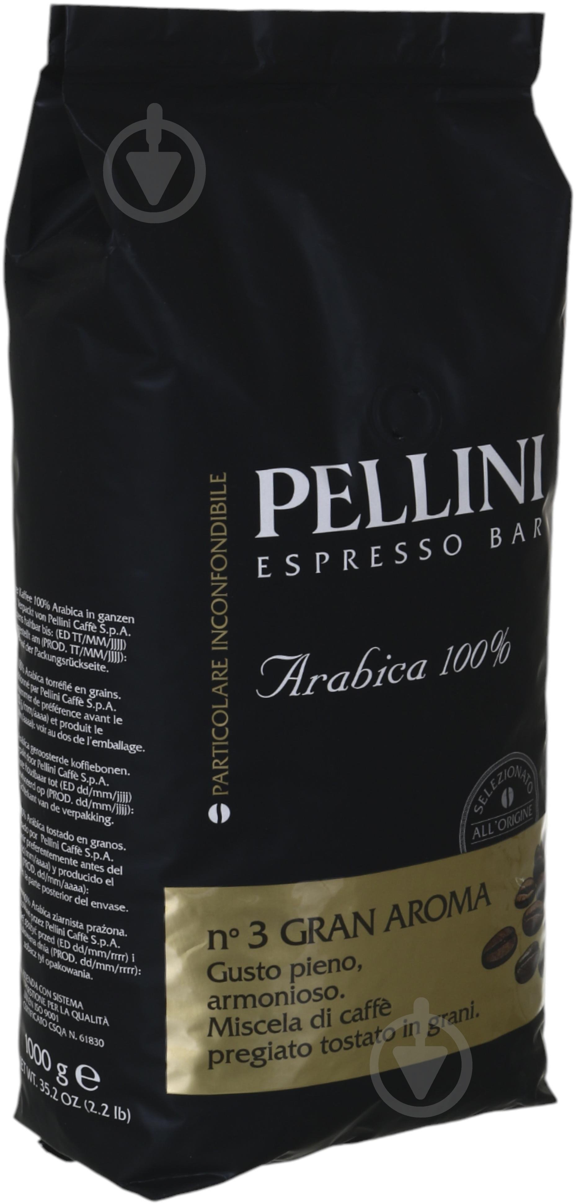 Кофе в зернах Pellini Espresso Bar 1000 г - фото 2 Кофе в зернах Pellini Espresso Bar 1000 г - фото 2
