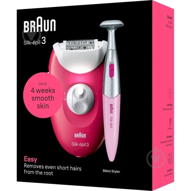 Эпилятор Braun Silk-еpil 3 SE 3-202 - фото 2