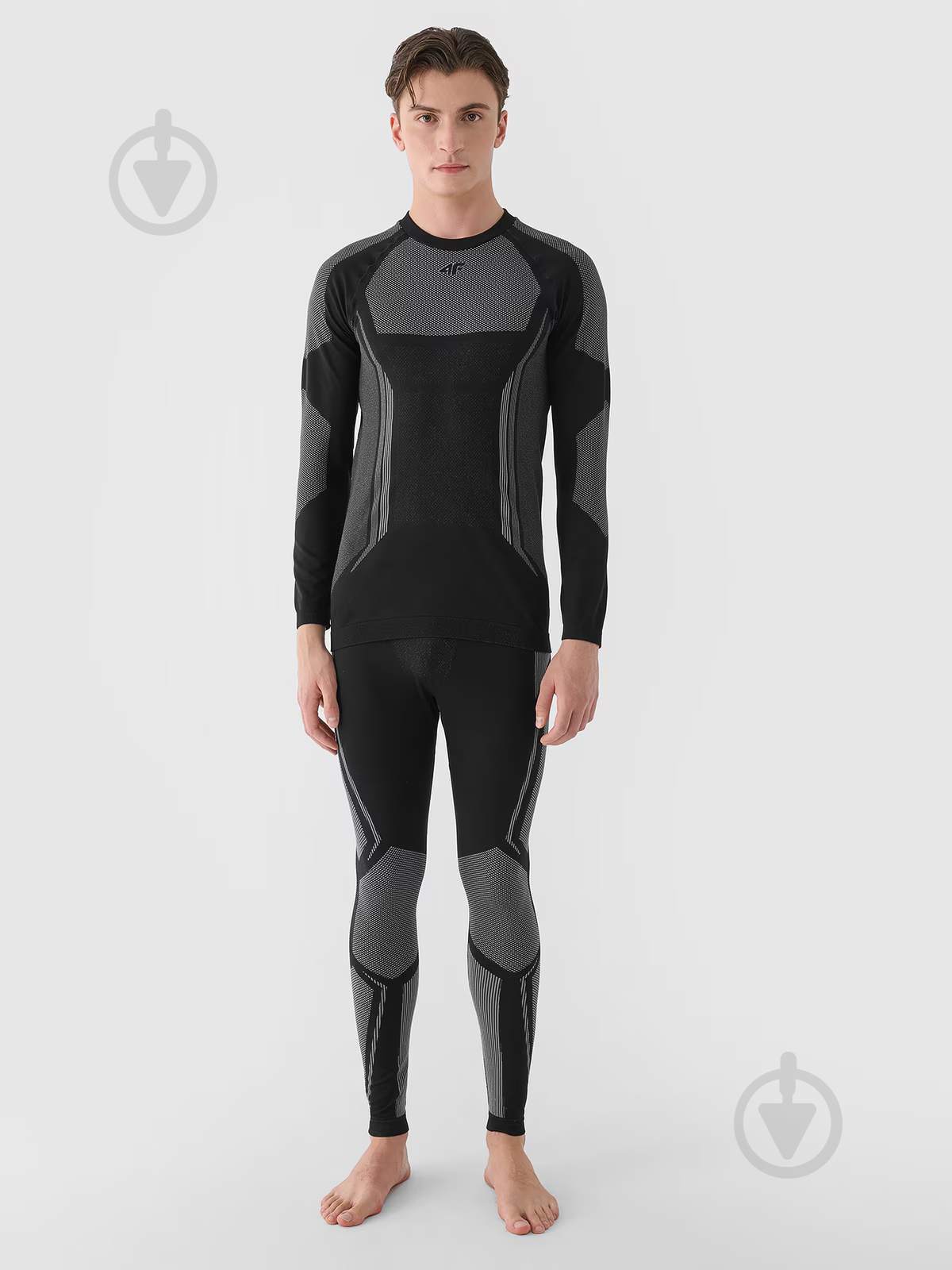 Термоштани 4F SEAMLESS UNDERWEAR M166 4FWAW24USEAM166-20S р.2XL-3XL чорний - фото 2