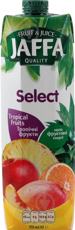 Нектар Jaffa Select Мультифруктовый 0,95 л - фото 1 Нектар Jaffa Select Мультифруктовый 0,95 л - фото 1
