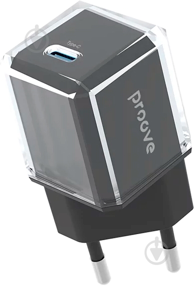 Сетевое зарядное устройство Proove Pure GaN 30W Type-C (WCPU30012201) black - фото 1 Сетевое зарядное устройство Proove Pure GaN 30W Type-C (WCPU30012201) black - фото 1