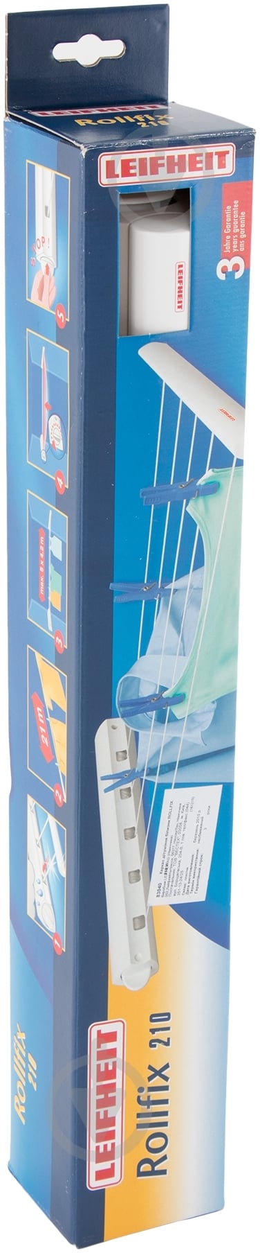 Сушарка для білизни Leifheit ROLLFIX 210 - фото 4