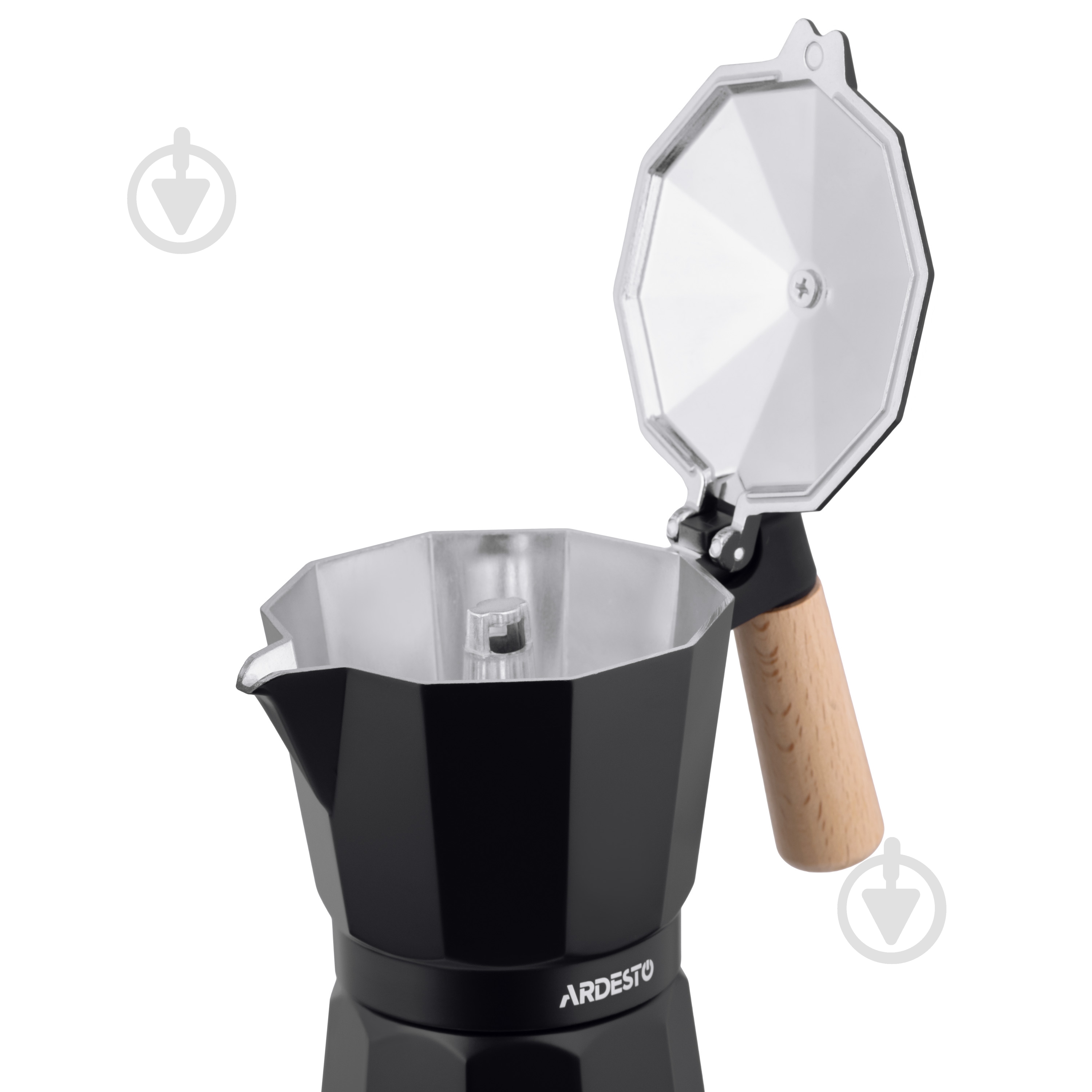 Кофеварка гейзерная ARDESTO Midori 240 мл (AR8104W) - фото 4