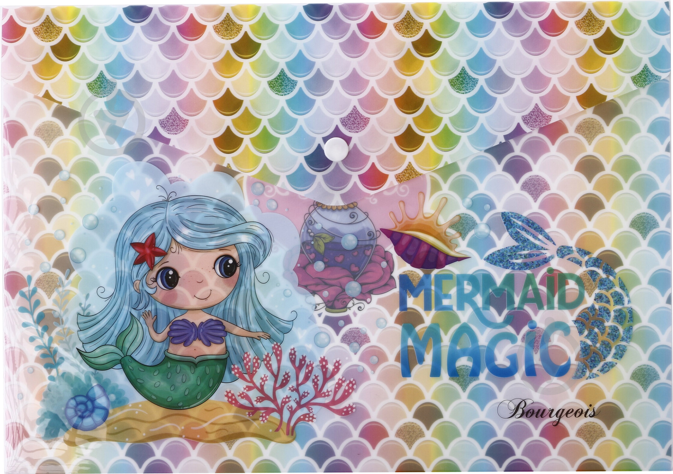 Папка-конверт на кнопке A4+ Bourgeois ПП08 - фото 8