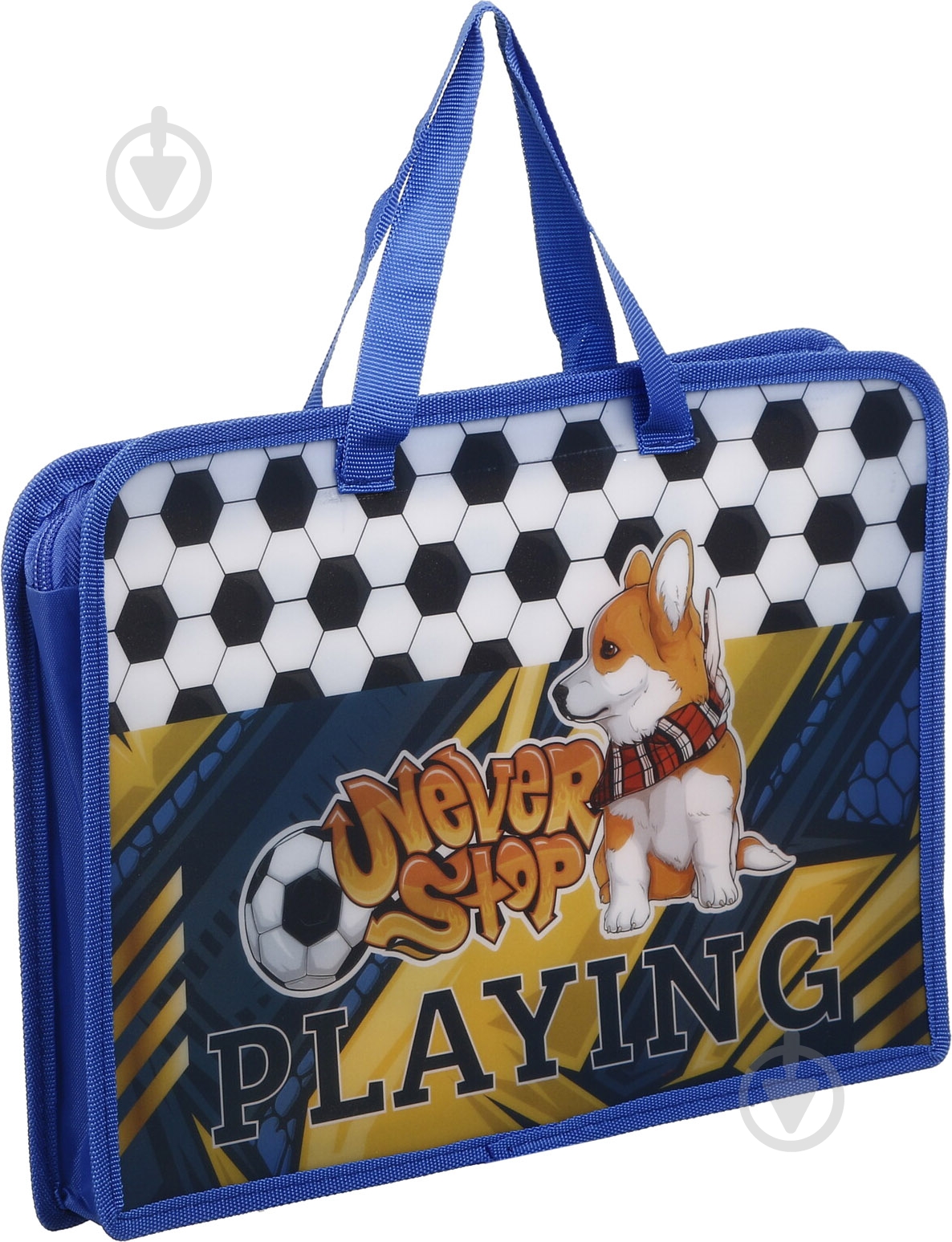 Папка-портфель на блискавці A4+ в асортименті Bourgeois - фото 1