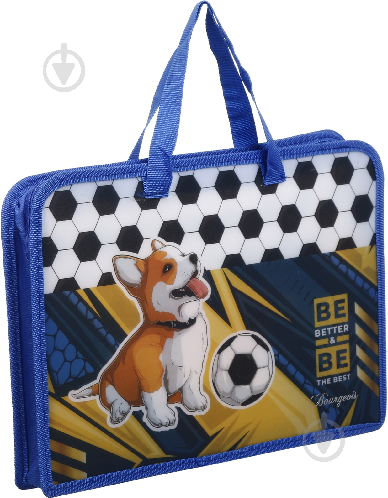 Папка-портфель на блискавці A4+ в асортименті Bourgeois - фото 2