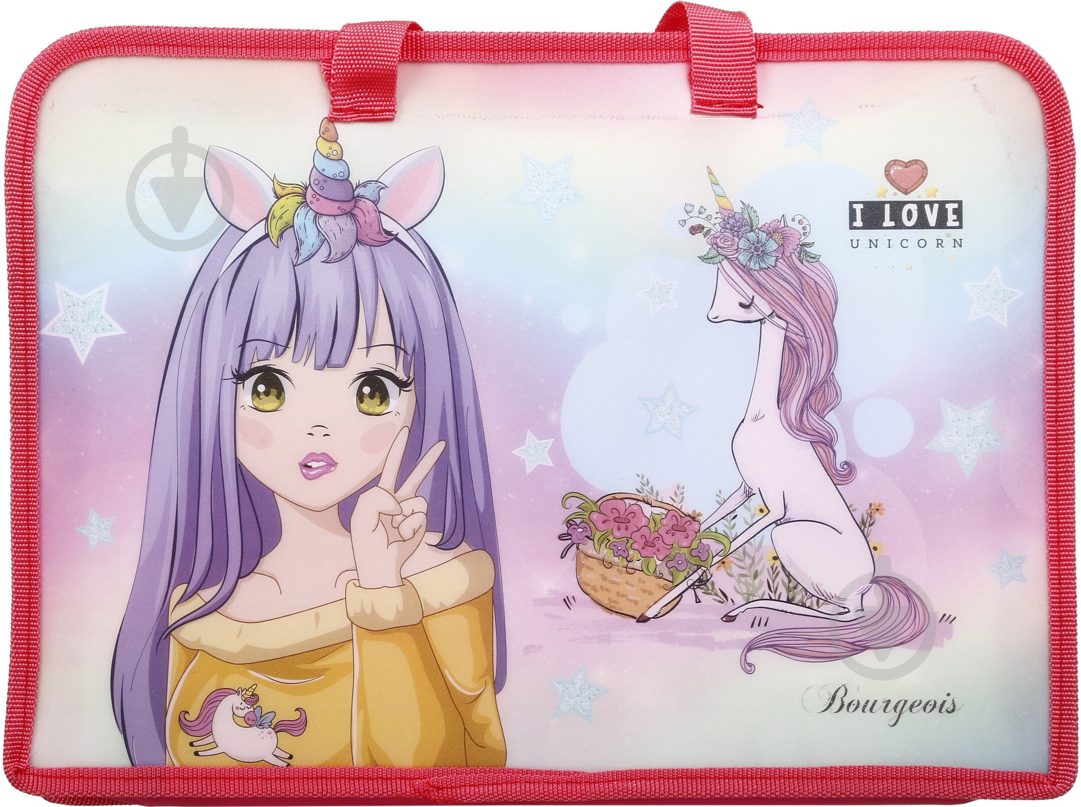 Папка-портфель на блискавці A4+ в асортименті Bourgeois - фото 9