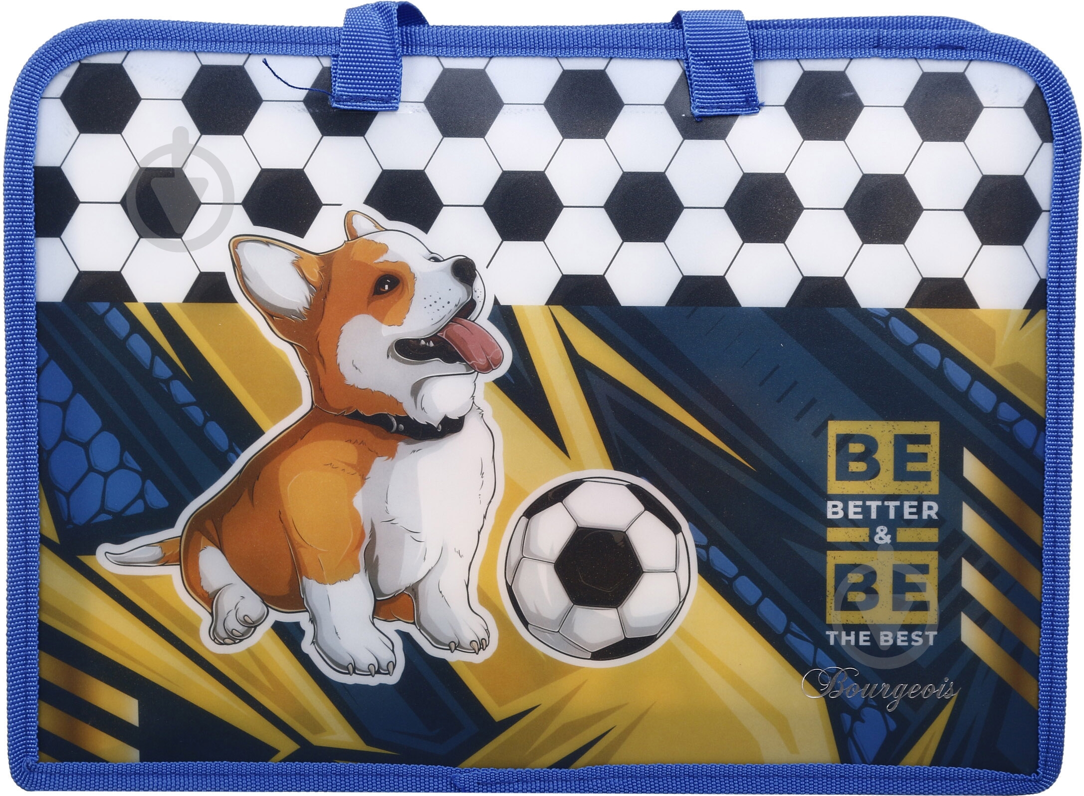 Папка-портфель на блискавці A4+ в асортименті Bourgeois - фото 3