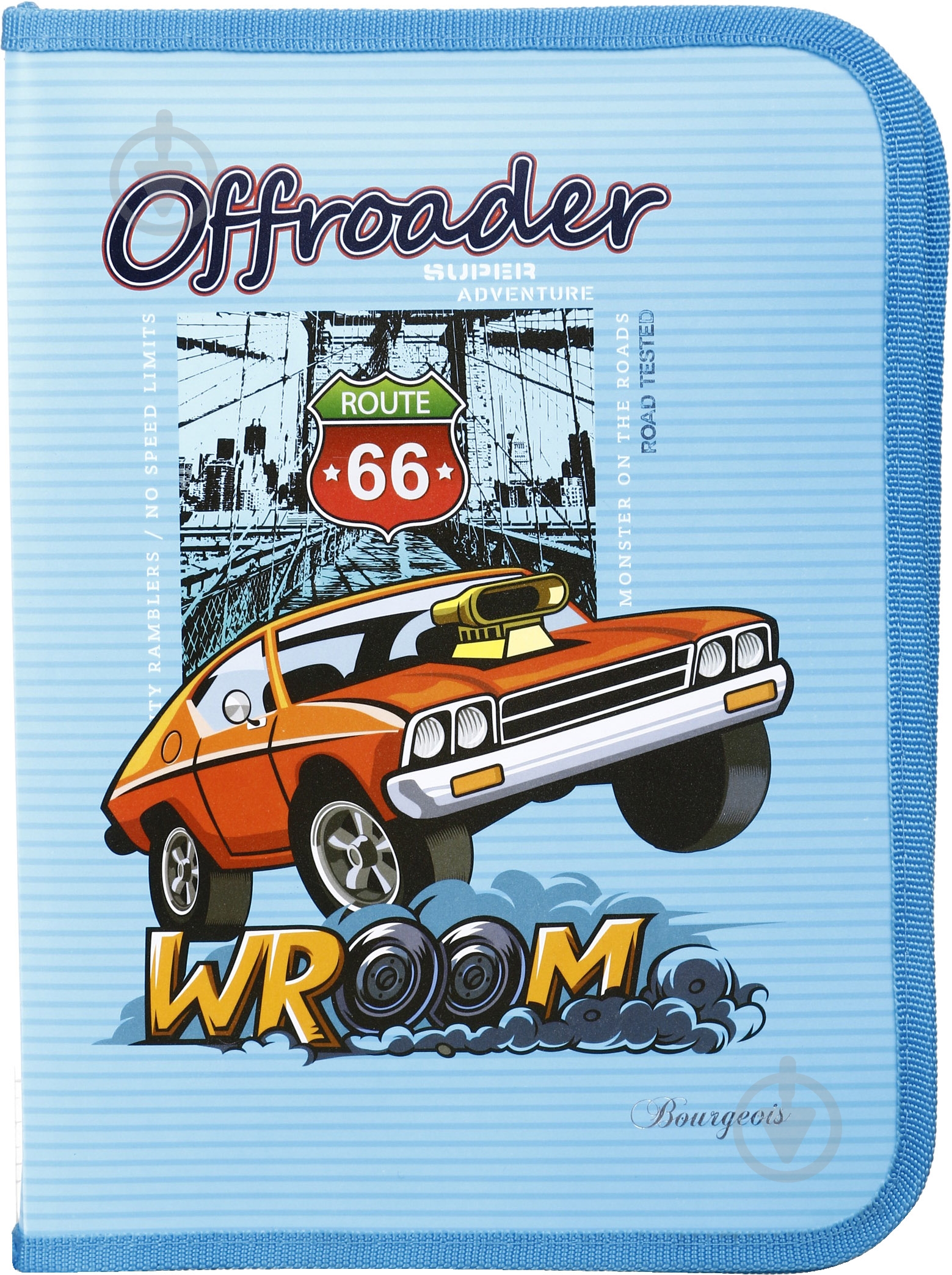 Папка на молнии В5+ 20x27,5x2 см 500 мкм Bourgeois ПП91 - фото 5